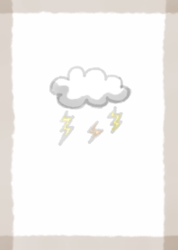 Lightning and clouds