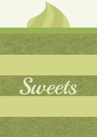 Sweets 002-2 (Matcha cake/Light Green D)