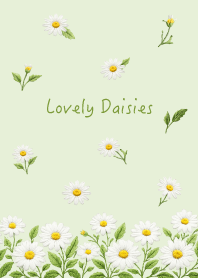 Lovely Daisies-Beige3