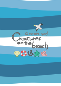 Creatures on the beach theme