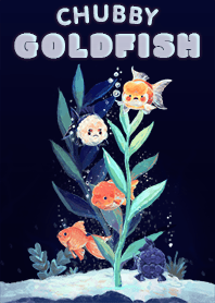chubby goldfish  by myy