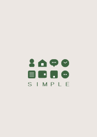 SIMPLE(beige green)V.479b