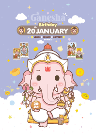 Ganesha x January 20 Birthday