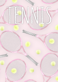 水彩風 テニスきせかえ ◆ピンク◆
