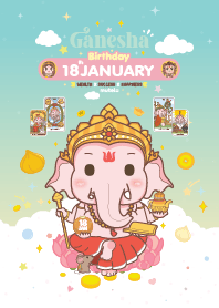Ganesha x January 18 Birthday
