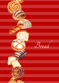 Bread Day2 on red & beige