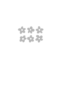 Light grey,White little flowers.(Japan)