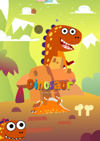 Doodle Nate Dinosaur in Green Space