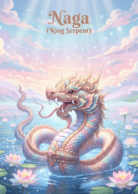 夢幻粉蛇王 蓮花幸運祝福
