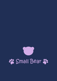 Small Bear *Navy+Purple*
