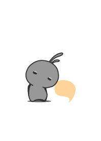 rabbit staring-95
