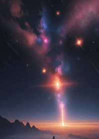 Gunung Malam Bintang Alam rdFvv