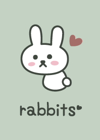 Rabbits.green.Heart