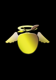 Apple with golden golden apple