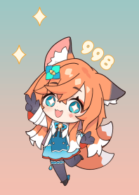 Fox Jojoba Chibi Emoji I : Original