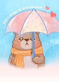 呆毛熊-雨天