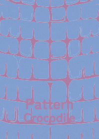Pattern Crocodile aofujiiro