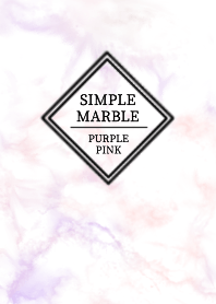 - Marble Simple - Square PINK&PURPLE -