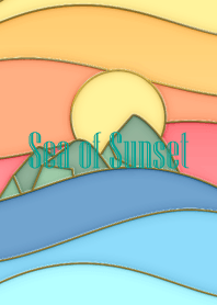Sea of Sunset Enamel Pin 77