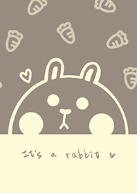 Bunny and Carrot J-Grey Orange (Ye5)