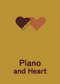 Piano and Heart lion