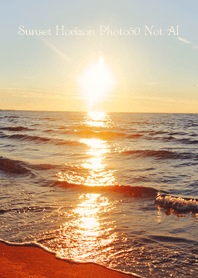Sunset Horizon Photo50 Not AI