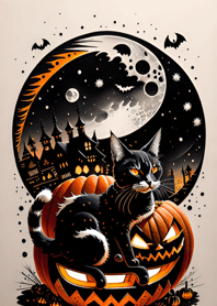 浮世絵万聖節猫 3a65a8