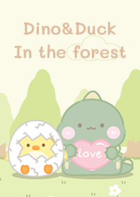Dino&Duck in the forest!