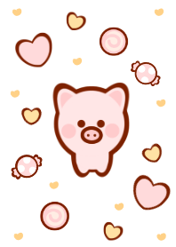 Mini pink pig 48