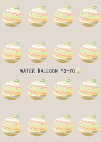 YELLOW WATER BALLOON YO-YO-BEIGE