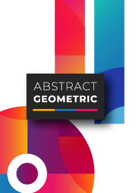 Abstract Geometric Rectangle White