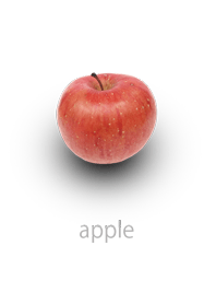 simple cute apple