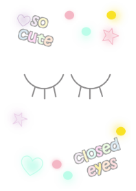 closed eyes***pastel