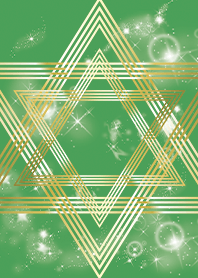 Green : Lucky Hexagram
