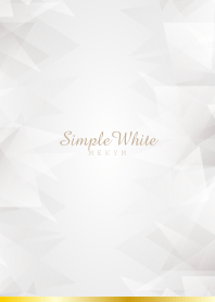 Simple White - MEKYM- 13
