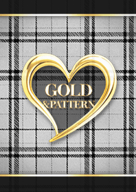 Gold Heart - Plaid  - 01 M-04