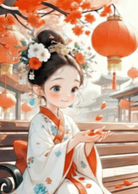 キュートな女の子 & 旧正月 V.4