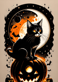 halloween cat 314B5a