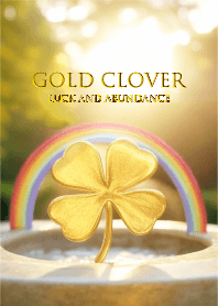 Gold clover - good luck and abundance -