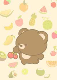 Bear with Fruits