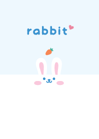 Rabbits. carrot - Blue