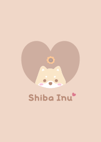Shiba Inu2 Sunflower - orange