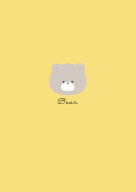 簡單的泰迪熊 黃色