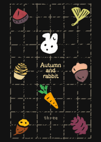 Autumn fruit and rabbit design03