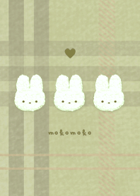 Rabbit Patch x Plaid  - Olive 01