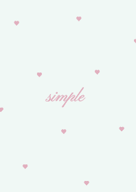 Heart Pattern*  mint_ash_pink.