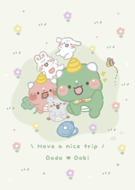 (獨角龍豆豆與豆比)一起去旅行