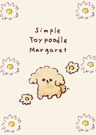 simple toy poodle Margaret beige