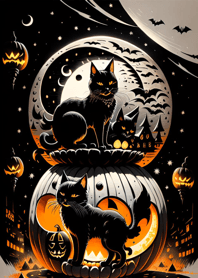 浮世絵万聖節猫 827509