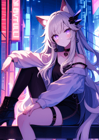 賽博龐克小貓娘 3